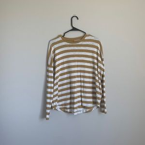 Long sleeve striped top